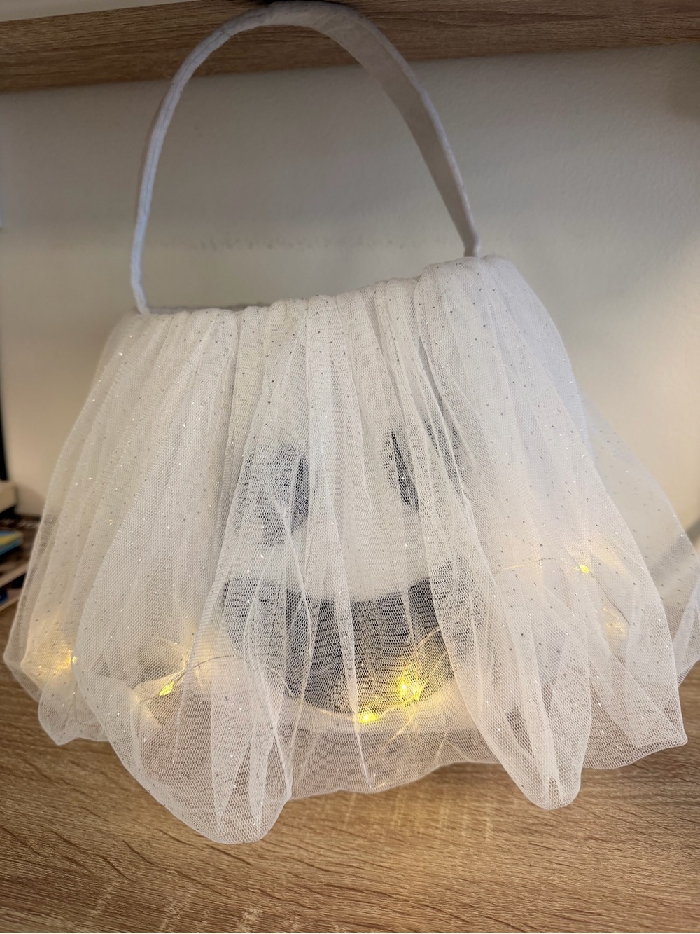 Pottery Barn Kids Light Up Ghost Costume Halloween Basket